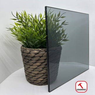 Glas grå+grå härdad lamell