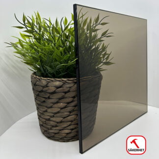 Glas klart härdad brons